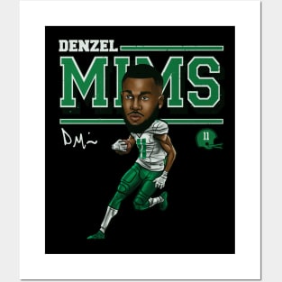 Denzel Mims New York J Cartoon Posters and Art